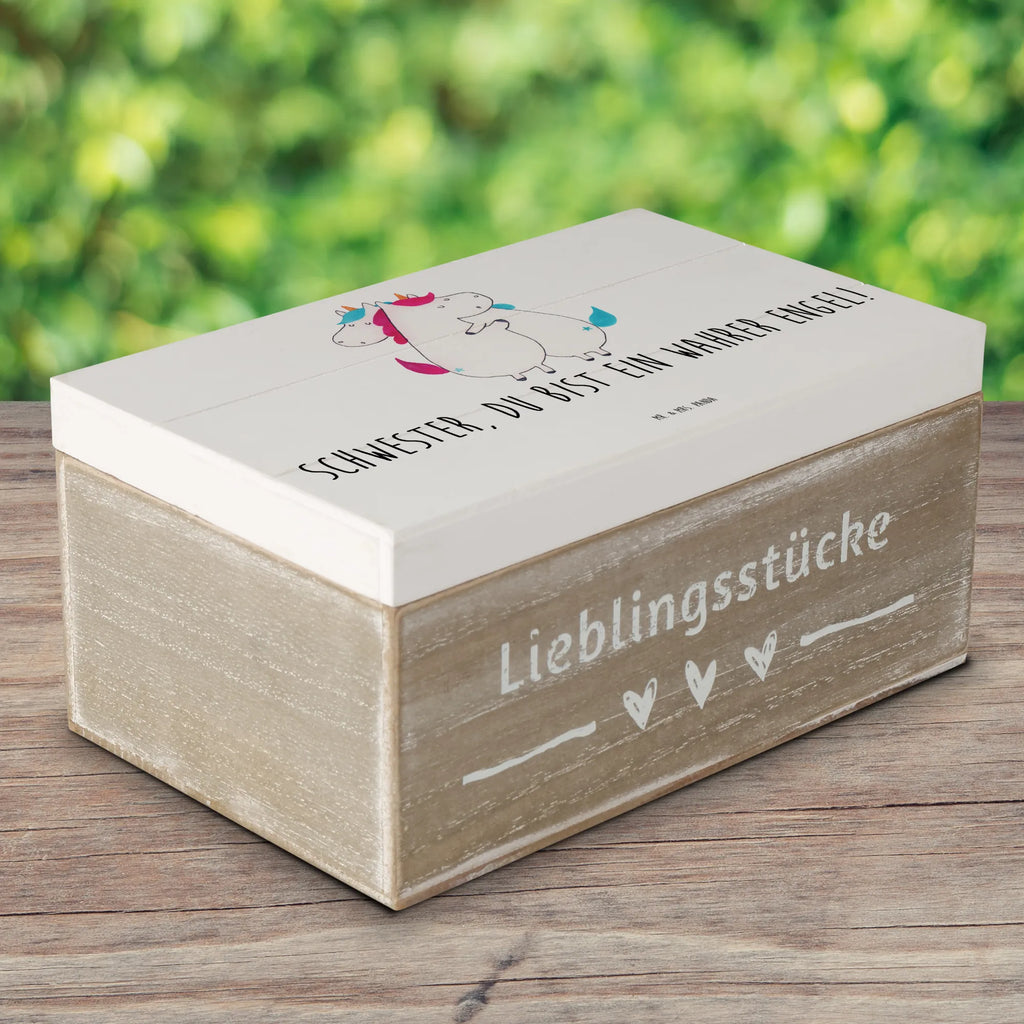 Holzkiste Schwester Engel Holzkiste, Kiste, Schatzkiste, Truhe, Schatulle, XXL, Erinnerungsbox, Erinnerungskiste, Dekokiste, Aufbewahrungsbox, Geschenkbox, Geschenkdose