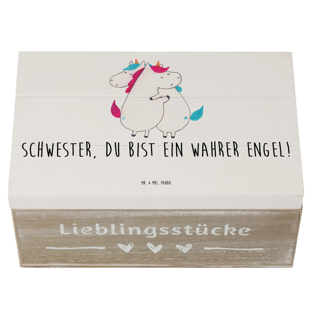 Holzkiste Schwester Engel Holzkiste, Kiste, Schatzkiste, Truhe, Schatulle, XXL, Erinnerungsbox, Erinnerungskiste, Dekokiste, Aufbewahrungsbox, Geschenkbox, Geschenkdose