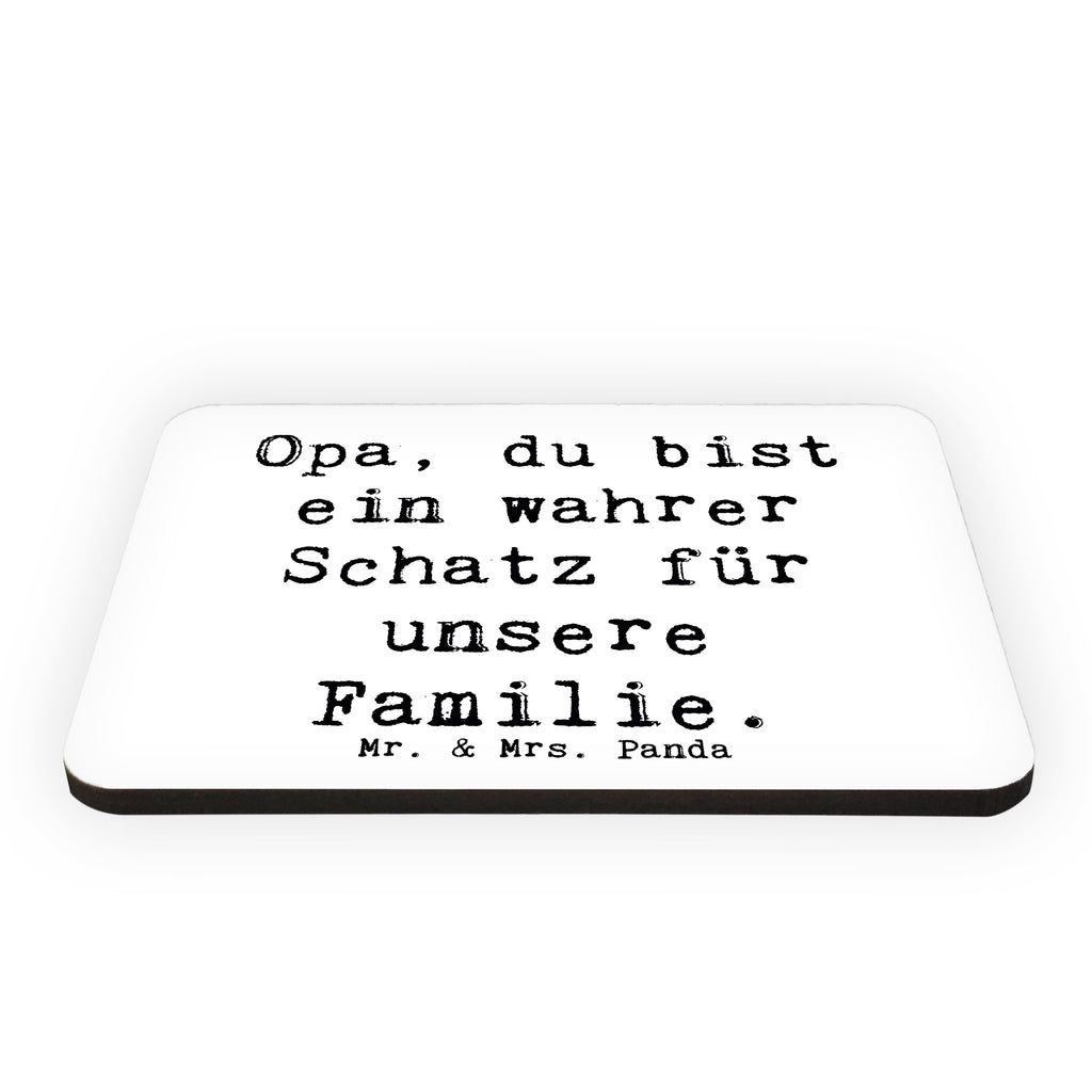 Magnet Opa, du bist ein wahrer Schatz für unsere Familie. Kühlschrankmagnet, Pinnwandmagnet, Souvenir Magnet, Motivmagnete, Dekomagnet, Whiteboard Magnet, Notiz Magnet, Kühlschrank Dekoration