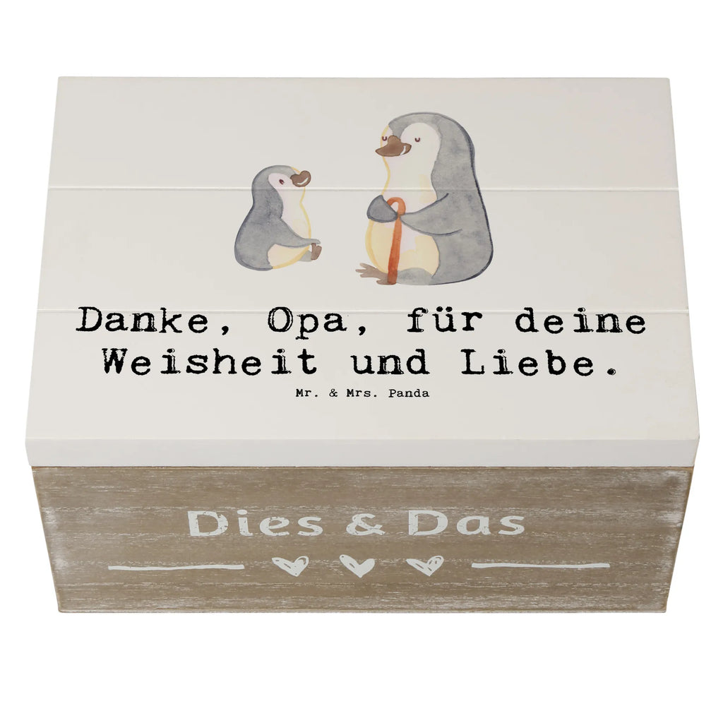 Holzkiste Danke, Opa, für deine Weisheit und Liebe. Holzkiste, Kiste, Schatzkiste, Truhe, Schatulle, XXL, Erinnerungsbox, Erinnerungskiste, Dekokiste, Aufbewahrungsbox, Geschenkbox, Geschenkdose