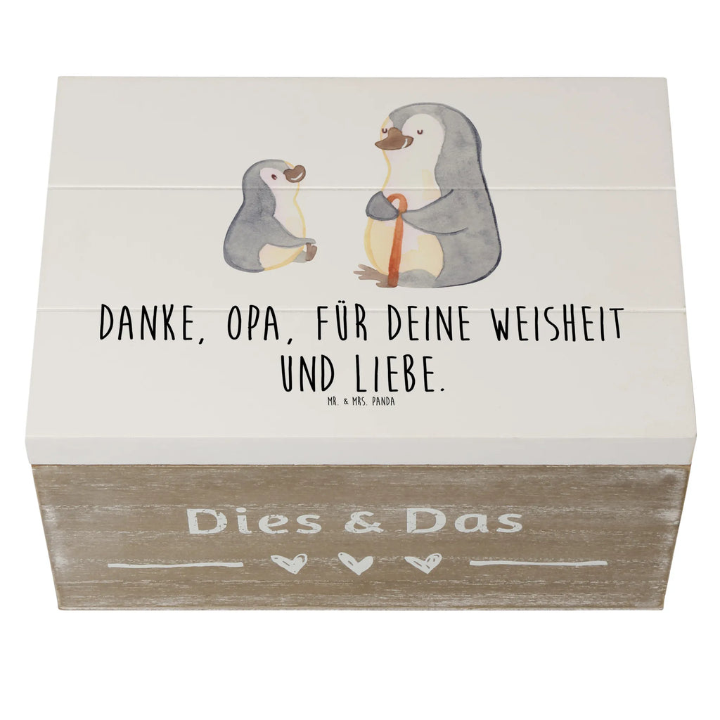 Holzkiste Opa Weisheit und Liebe Holzkiste, Kiste, Schatzkiste, Truhe, Schatulle, XXL, Erinnerungsbox, Erinnerungskiste, Dekokiste, Aufbewahrungsbox, Geschenkbox, Geschenkdose