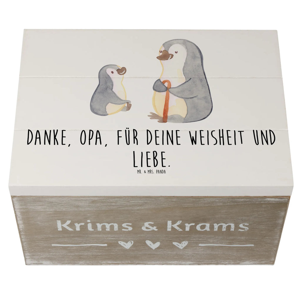 Holzkiste Opa Weisheit und Liebe Holzkiste, Kiste, Schatzkiste, Truhe, Schatulle, XXL, Erinnerungsbox, Erinnerungskiste, Dekokiste, Aufbewahrungsbox, Geschenkbox, Geschenkdose