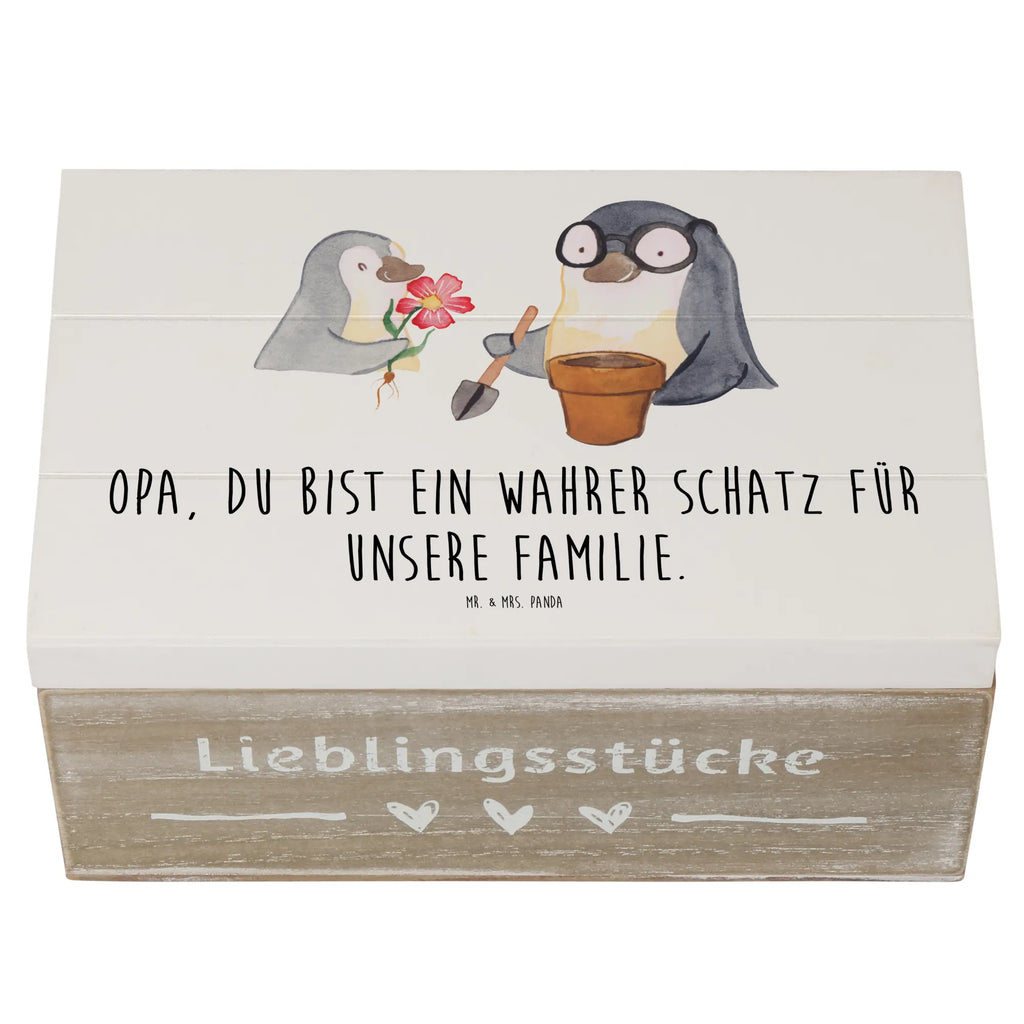 Holzkiste Opa Schatz Holzkiste, Kiste, Schatzkiste, Truhe, Schatulle, XXL, Erinnerungsbox, Erinnerungskiste, Dekokiste, Aufbewahrungsbox, Geschenkbox, Geschenkdose