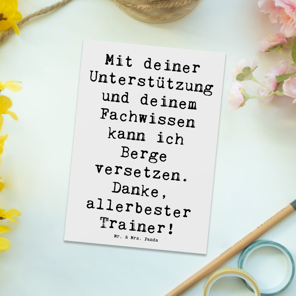 Postkarte Spruch Bester Trainer Postkarte, Karte, Geschenkkarte, Grußkarte, Einladung, Ansichtskarte, Geburtstagskarte, Einladungskarte, Dankeskarte, Ansichtskarten, Einladung Geburtstag, Einladungskarten Geburtstag