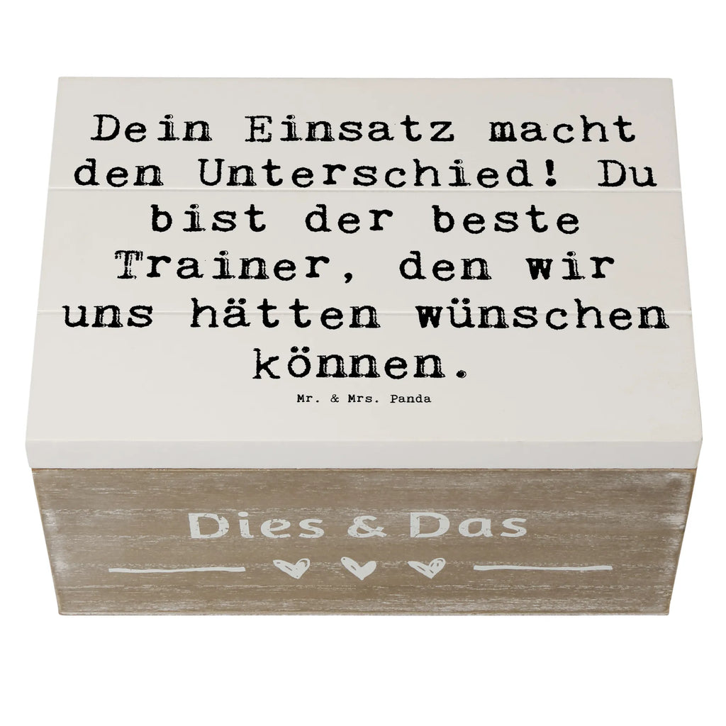 Holzkiste Dein Einsatz macht den Unterschied! Du bist der beste Trainer, den wir uns hätten wünschen können. Holzkiste, Kiste, Schatzkiste, Truhe, Schatulle, XXL, Erinnerungsbox, Erinnerungskiste, Dekokiste, Aufbewahrungsbox, Geschenkbox, Geschenkdose