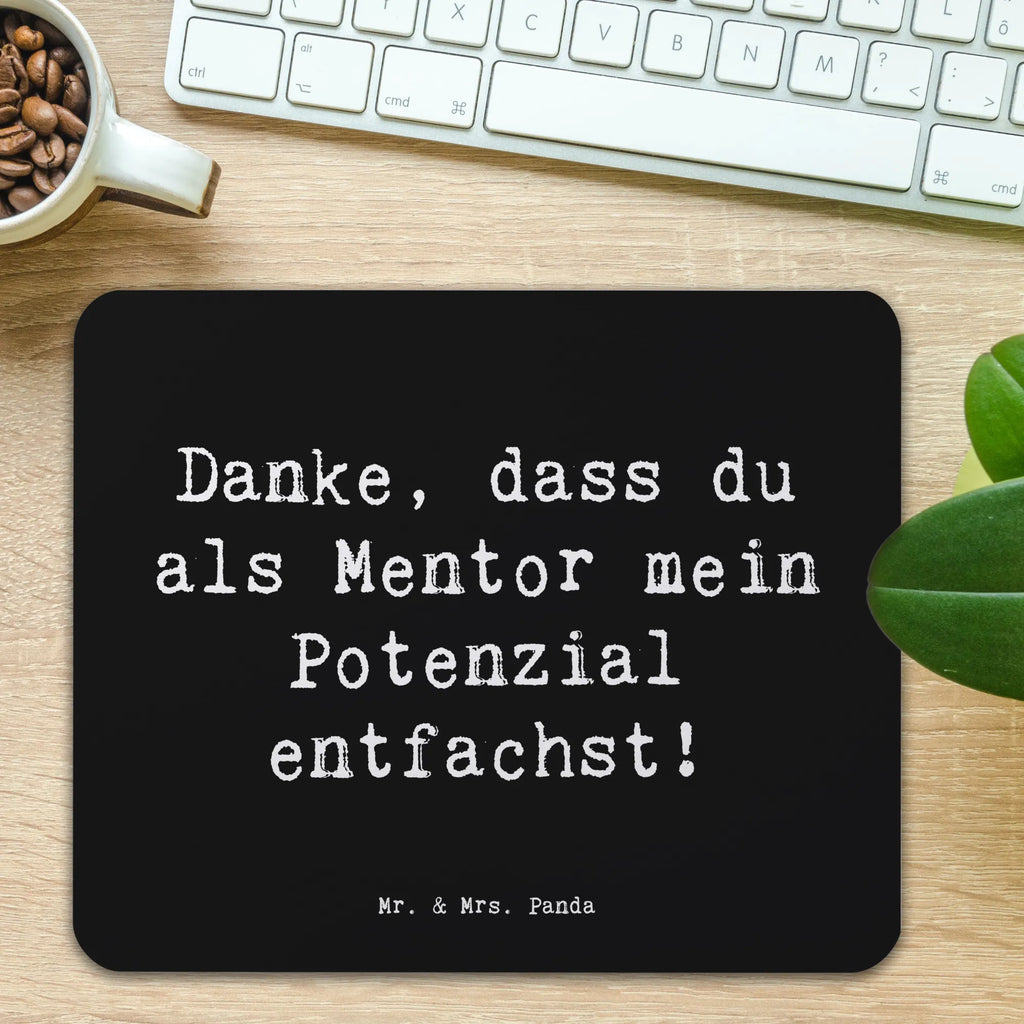 Mauspad Spruch Mentor Potenzial Mousepad, Computer zubehör, Büroausstattung, PC Zubehör, Arbeitszimmer, Mauspad, Einzigartiges Mauspad, Designer Mauspad, Mausunterlage, Mauspad Büro