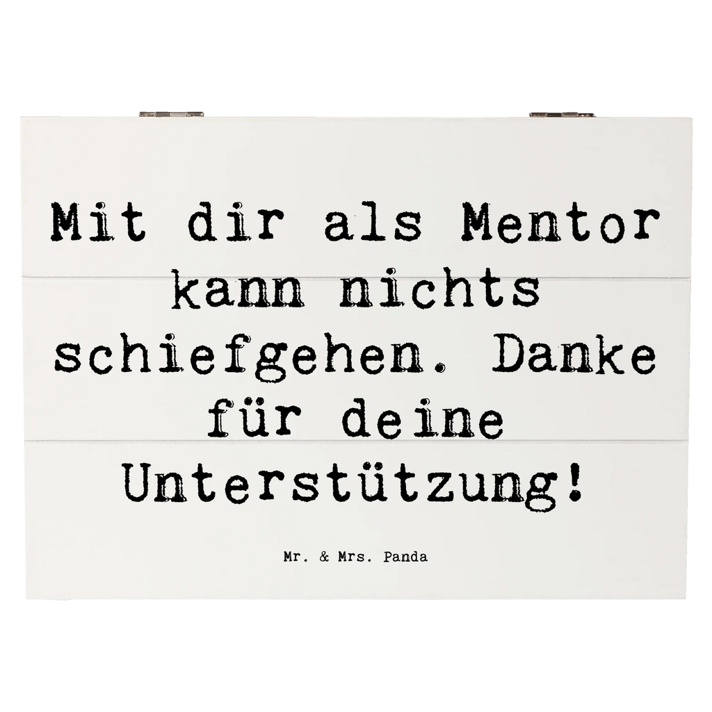 Holzkiste Mit dir als Mentor kann nichts schiefgehen. Danke für deine Unterstützung! Holzkiste, Kiste, Schatzkiste, Truhe, Schatulle, XXL, Erinnerungsbox, Erinnerungskiste, Dekokiste, Aufbewahrungsbox, Geschenkbox, Geschenkdose