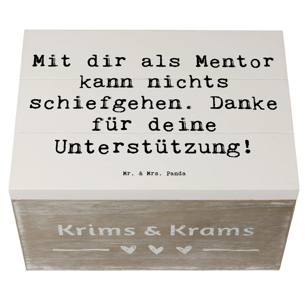 Holzkiste Mit dir als Mentor kann nichts schiefgehen. Danke für deine Unterstützung! Holzkiste, Kiste, Schatzkiste, Truhe, Schatulle, XXL, Erinnerungsbox, Erinnerungskiste, Dekokiste, Aufbewahrungsbox, Geschenkbox, Geschenkdose