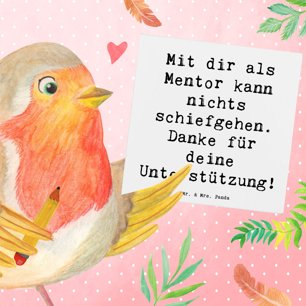 Deluxe Karte Spruch Beste Mentor Karte, Grußkarte, Klappkarte, Einladungskarte, Glückwunschkarte, Hochzeitskarte, Geburtstagskarte, Hochwertige Grußkarte, Hochwertige Klappkarte