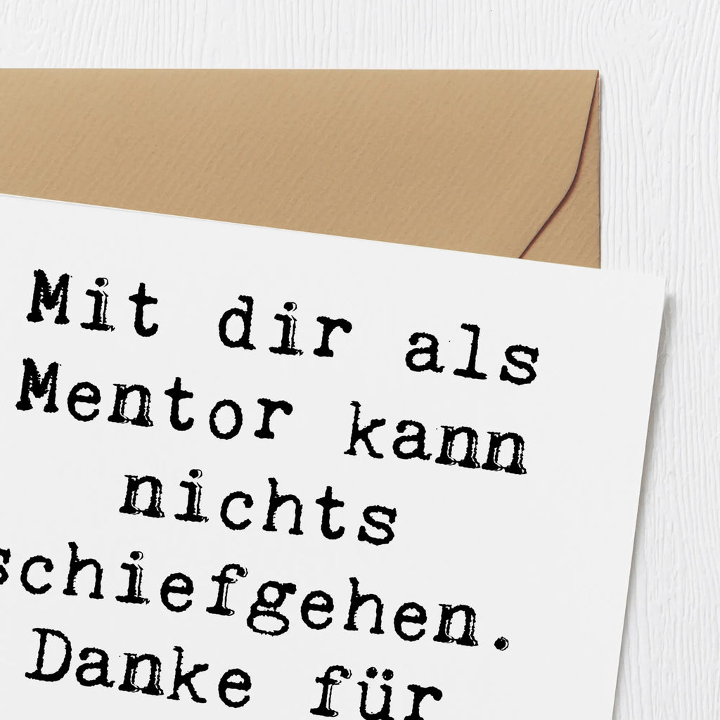 Deluxe Karte Spruch Beste Mentor Karte, Grußkarte, Klappkarte, Einladungskarte, Glückwunschkarte, Hochzeitskarte, Geburtstagskarte, Hochwertige Grußkarte, Hochwertige Klappkarte