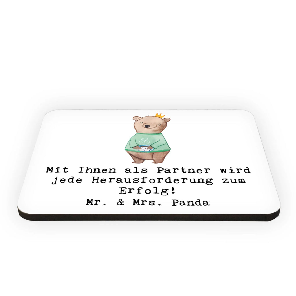 Magnet Mit Ihnen als Partner wird jede Herausforderung zum Erfolg! Kühlschrankmagnet, Pinnwandmagnet, Souvenir Magnet, Motivmagnete, Dekomagnet, Whiteboard Magnet, Notiz Magnet, Kühlschrank Dekoration