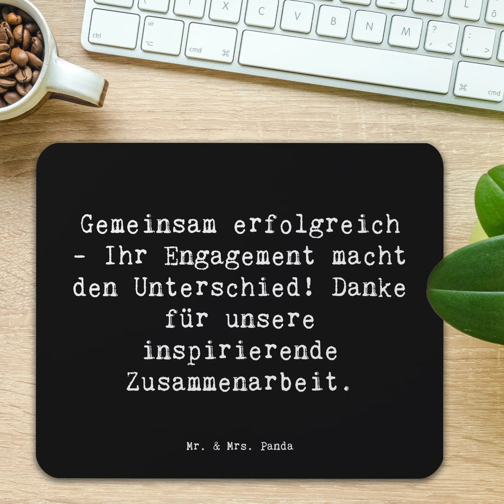 Mauspad Spruch Geschäftspartner Erfolg Mousepad, Computer zubehör, Büroausstattung, PC Zubehör, Arbeitszimmer, Mauspad, Einzigartiges Mauspad, Designer Mauspad, Mausunterlage, Mauspad Büro