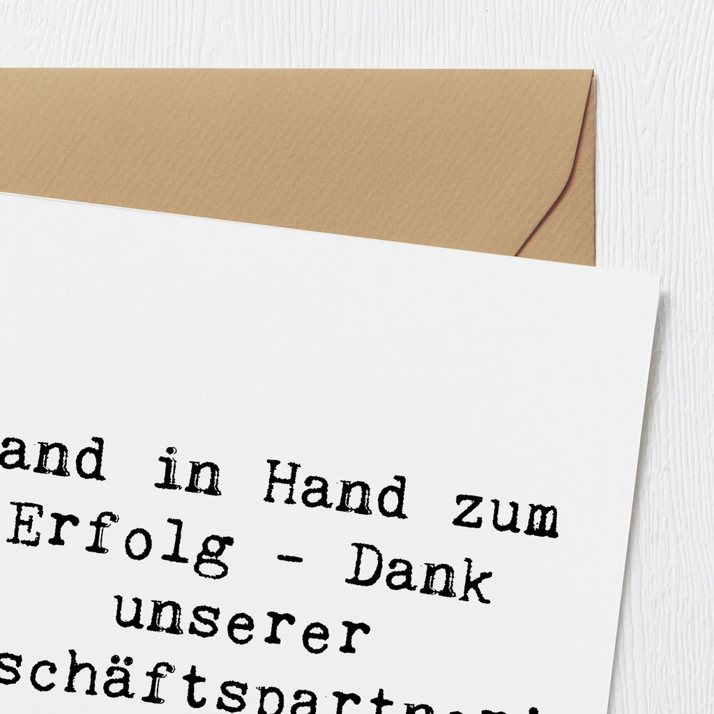 Deluxe Karte Spruch Erfolg Geschäftspartner Karte, Grußkarte, Klappkarte, Einladungskarte, Glückwunschkarte, Hochzeitskarte, Geburtstagskarte, Hochwertige Grußkarte, Hochwertige Klappkarte