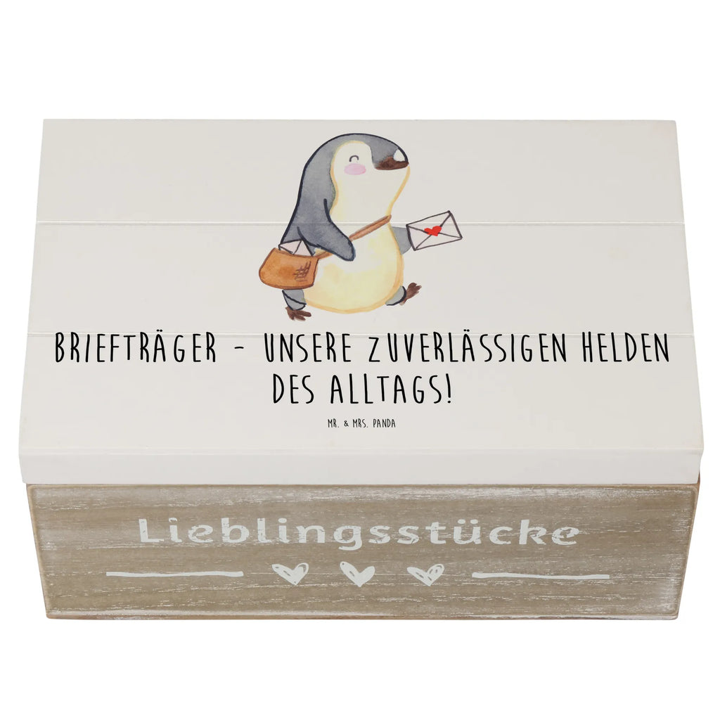 Holzkiste Briefträger Helden Holzkiste, Kiste, Schatzkiste, Truhe, Schatulle, XXL, Erinnerungsbox, Erinnerungskiste, Dekokiste, Aufbewahrungsbox, Geschenkbox, Geschenkdose