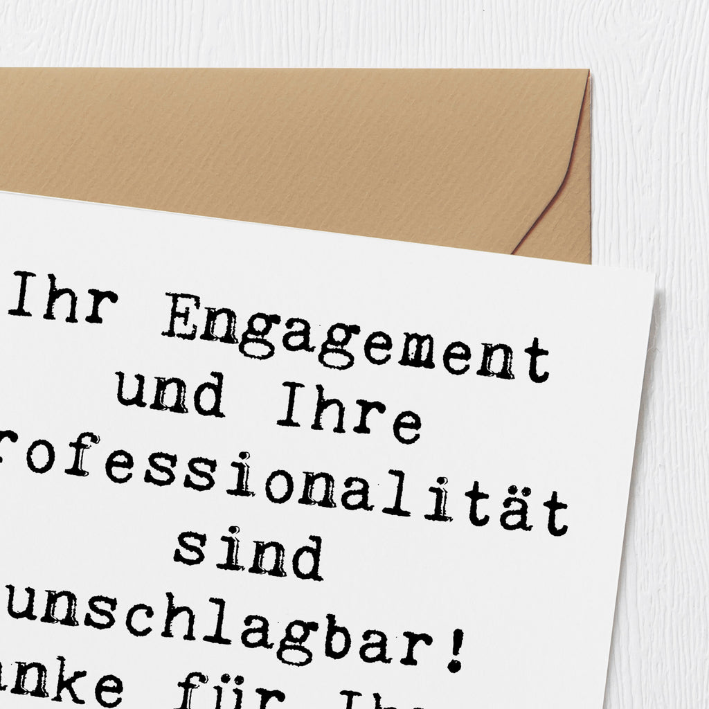 Deluxe Karte Ihr Engagement und Ihre Professionalität sind unschlagbar! Danke für Ihren hervorragenden Kundendienst! Karte, Grußkarte, Klappkarte, Einladungskarte, Glückwunschkarte, Hochzeitskarte, Geburtstagskarte, Hochwertige Grußkarte, Hochwertige Klappkarte