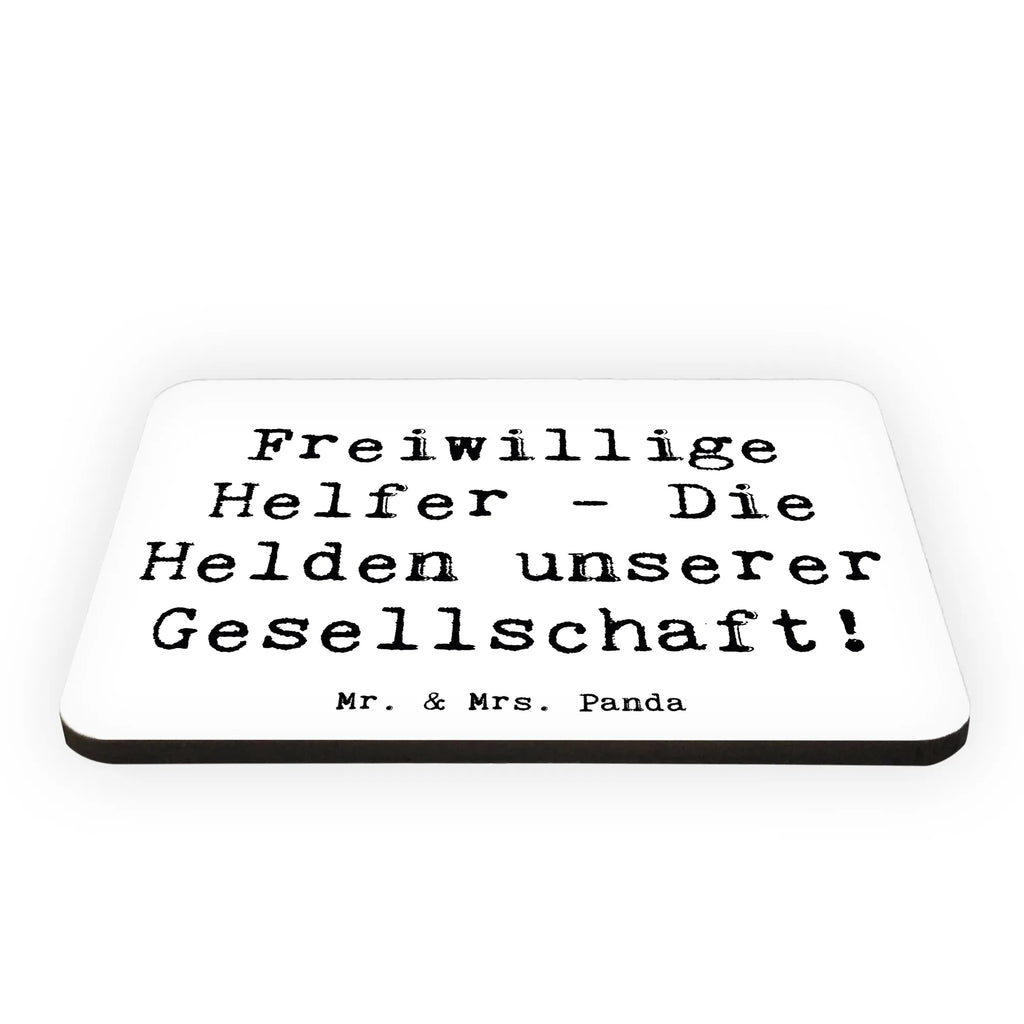 Magnet Freiwillige Helfer - Die Helden unserer Gesellschaft! Kühlschrankmagnet, Pinnwandmagnet, Souvenir Magnet, Motivmagnete, Dekomagnet, Whiteboard Magnet, Notiz Magnet, Kühlschrank Dekoration