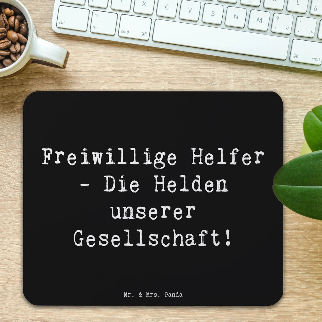 Mauspad Spruch Freiwilliger Held Mousepad, Computer zubehör, Büroausstattung, PC Zubehör, Arbeitszimmer, Mauspad, Einzigartiges Mauspad, Designer Mauspad, Mausunterlage, Mauspad Büro