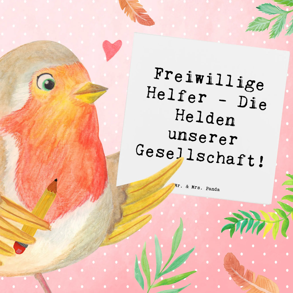 Deluxe Karte Spruch Freiwilliger Held Karte, Grußkarte, Klappkarte, Einladungskarte, Glückwunschkarte, Hochzeitskarte, Geburtstagskarte, Hochwertige Grußkarte, Hochwertige Klappkarte