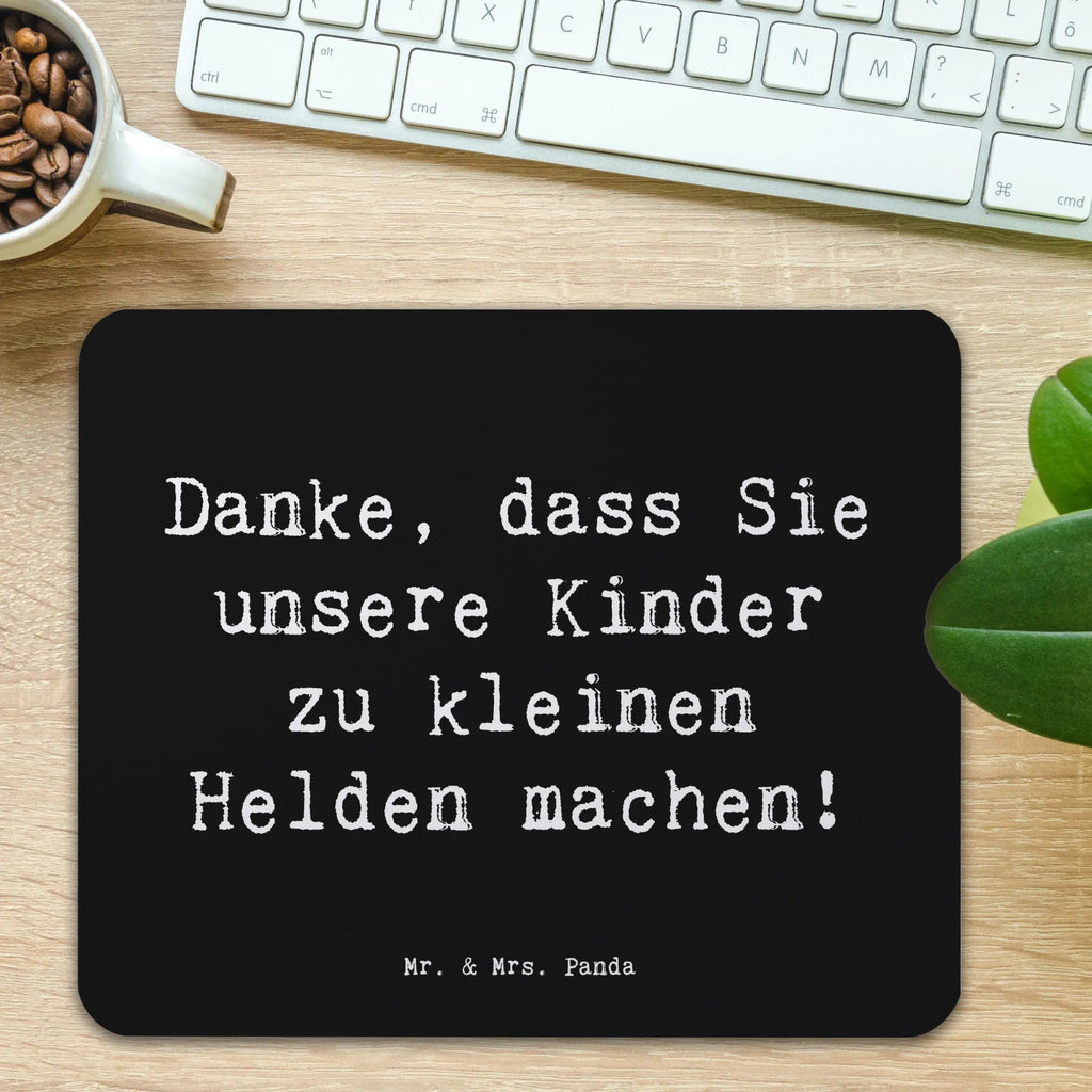 Mauspad Spruch Erzieher Heldenmacher Mousepad, Computer zubehör, Büroausstattung, PC Zubehör, Arbeitszimmer, Mauspad, Einzigartiges Mauspad, Designer Mauspad, Mausunterlage, Mauspad Büro