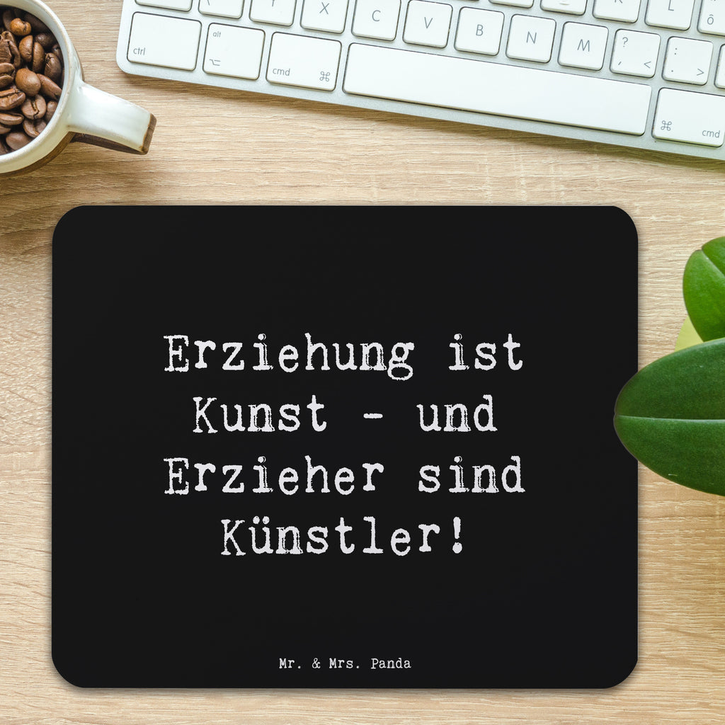 Mauspad Spruch Erzieher Künstler Mousepad, Computer zubehör, Büroausstattung, PC Zubehör, Arbeitszimmer, Mauspad, Einzigartiges Mauspad, Designer Mauspad, Mausunterlage, Mauspad Büro