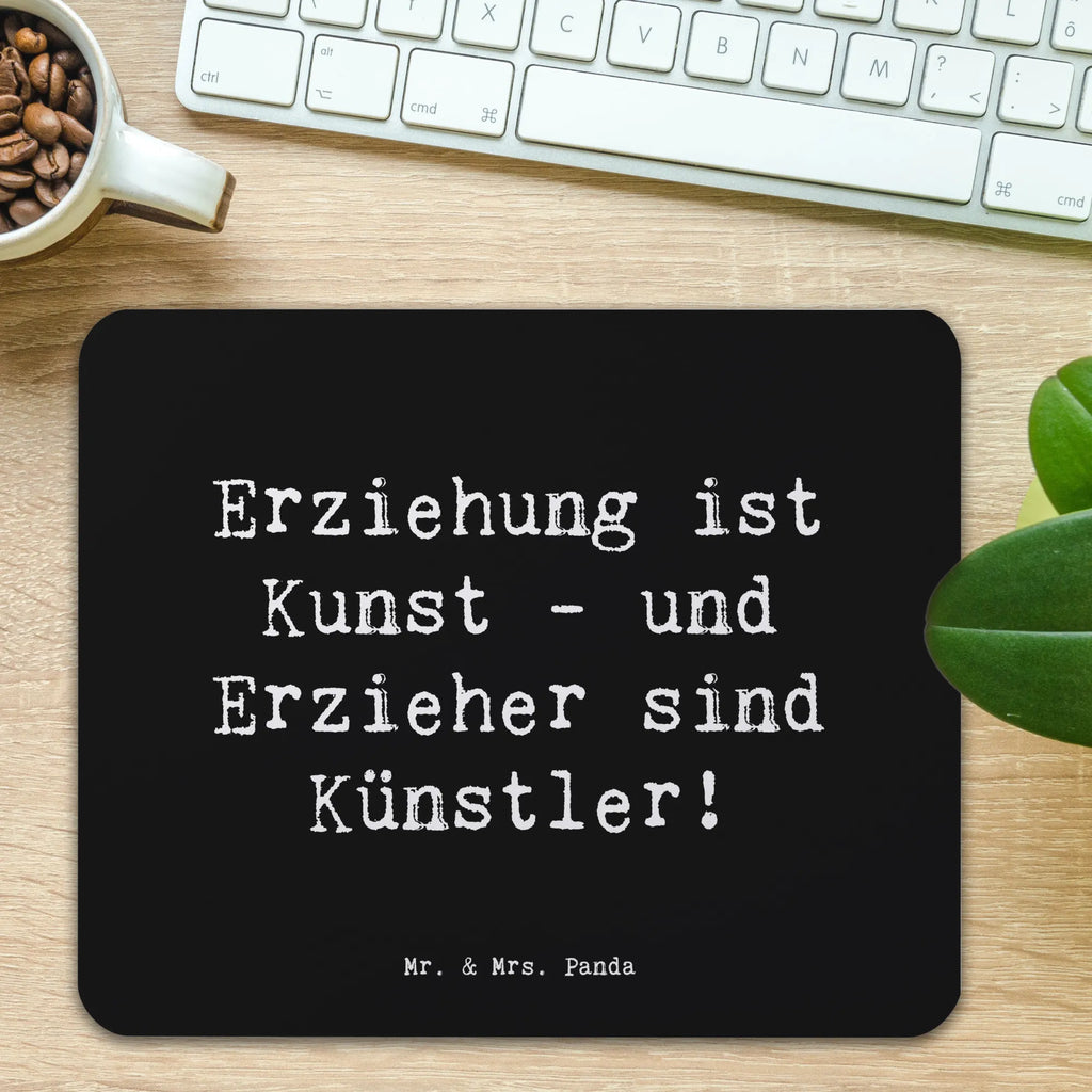 Mauspad Spruch Erzieher Künstler Mousepad, Computer zubehör, Büroausstattung, PC Zubehör, Arbeitszimmer, Mauspad, Einzigartiges Mauspad, Designer Mauspad, Mausunterlage, Mauspad Büro