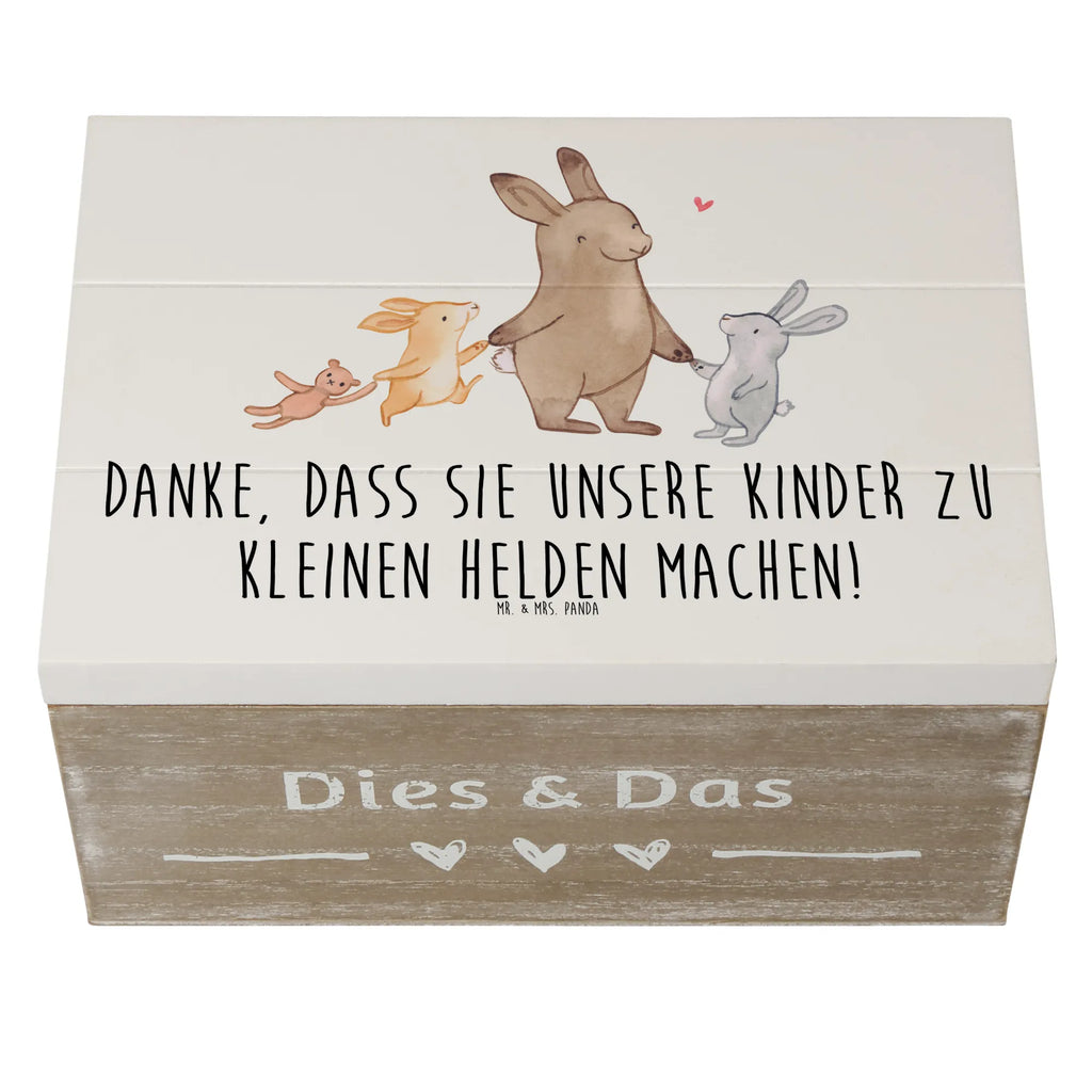 Holzkiste Erzieher Heldenmacher Holzkiste, Kiste, Schatzkiste, Truhe, Schatulle, XXL, Erinnerungsbox, Erinnerungskiste, Dekokiste, Aufbewahrungsbox, Geschenkbox, Geschenkdose