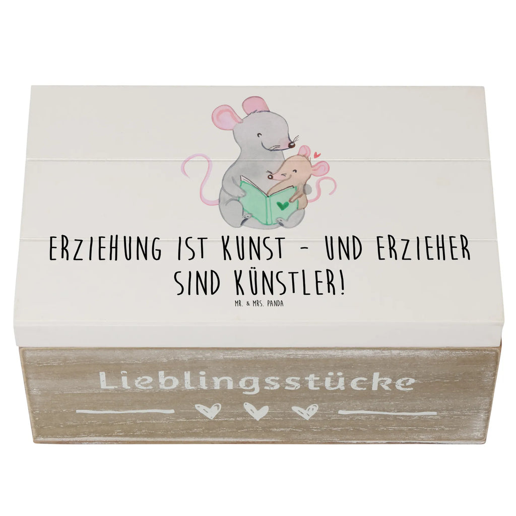 Holzkiste Erzieher Künstler Holzkiste, Kiste, Schatzkiste, Truhe, Schatulle, XXL, Erinnerungsbox, Erinnerungskiste, Dekokiste, Aufbewahrungsbox, Geschenkbox, Geschenkdose