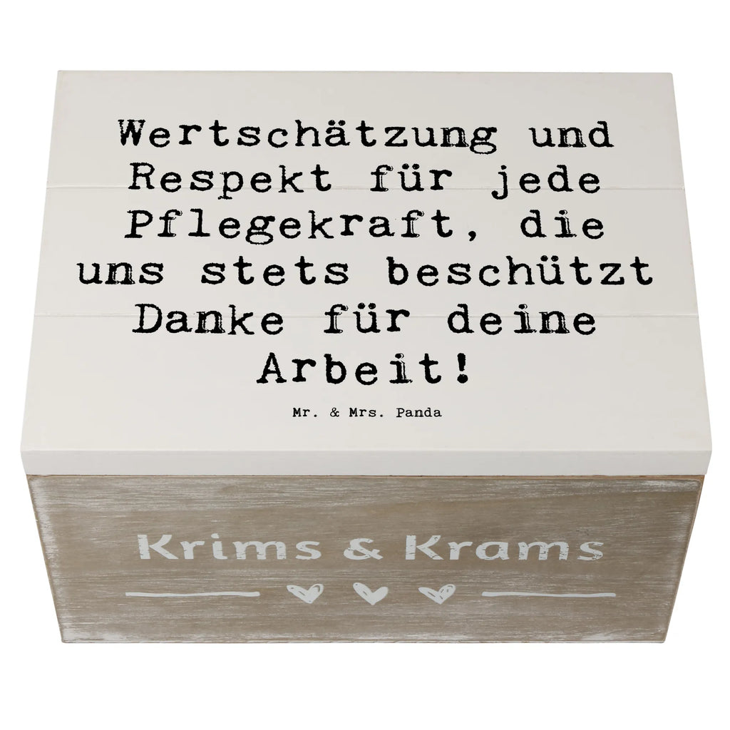 Holzkiste Wertschätzung und Respekt für jede Pflegekraft, die uns stets beschützt Danke für deine Arbeit! Holzkiste, Kiste, Schatzkiste, Truhe, Schatulle, XXL, Erinnerungsbox, Erinnerungskiste, Dekokiste, Aufbewahrungsbox, Geschenkbox, Geschenkdose