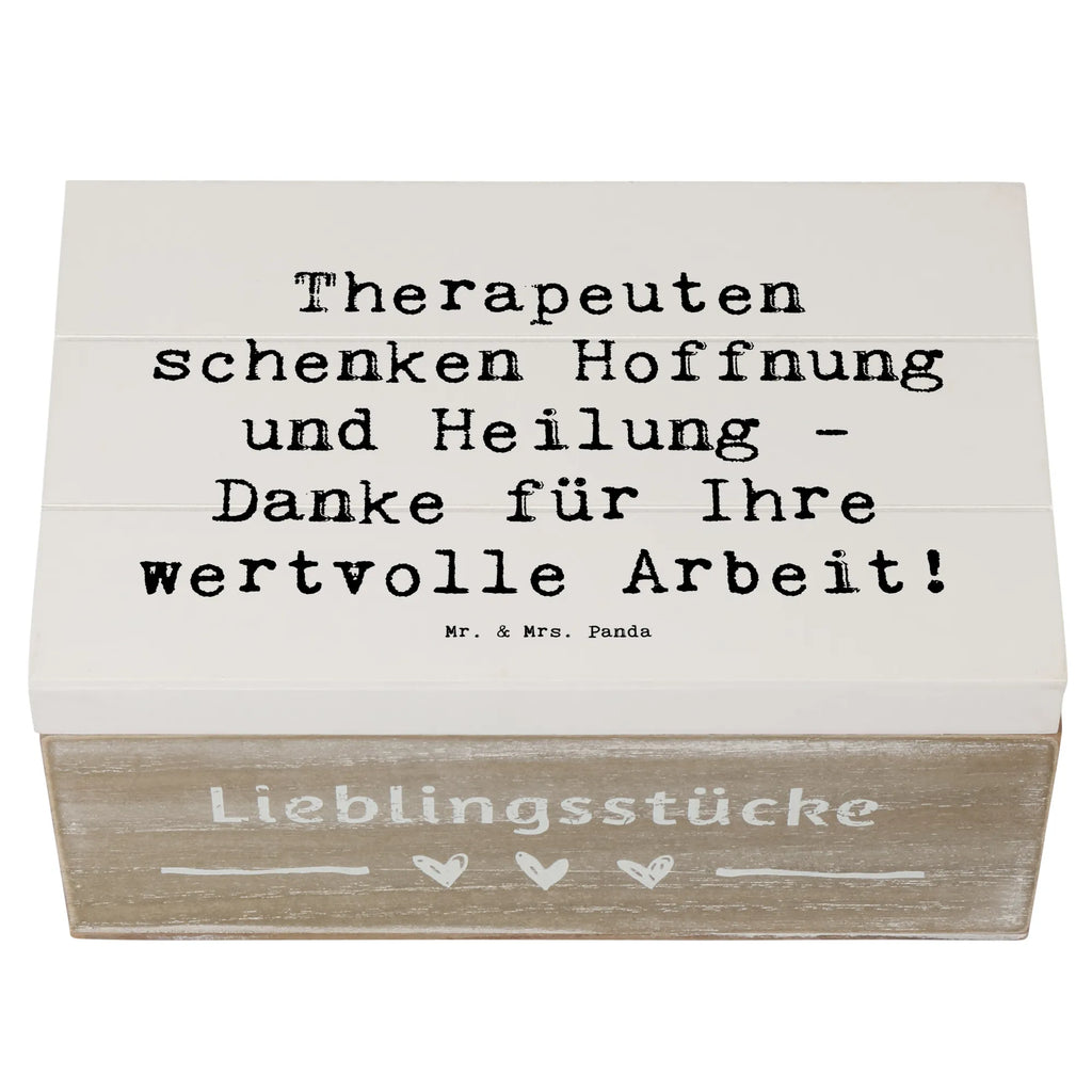 Holzkiste Therapeuten schenken Hoffnung und Heilung - Danke für Ihre wertvolle Arbeit! Holzkiste, Kiste, Schatzkiste, Truhe, Schatulle, XXL, Erinnerungsbox, Erinnerungskiste, Dekokiste, Aufbewahrungsbox, Geschenkbox, Geschenkdose