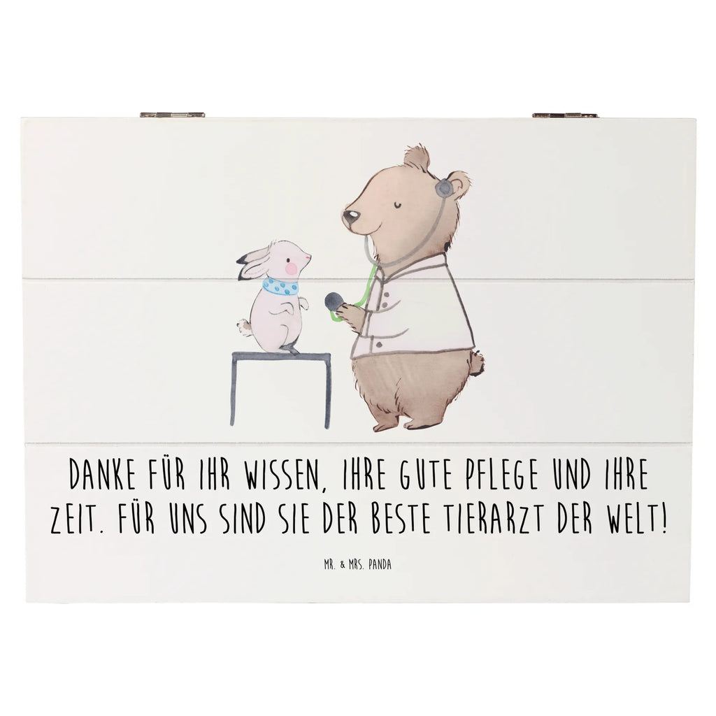 Holzkiste Bester Tierarzt Holzkiste, Kiste, Schatzkiste, Truhe, Schatulle, XXL, Erinnerungsbox, Erinnerungskiste, Dekokiste, Aufbewahrungsbox, Geschenkbox, Geschenkdose