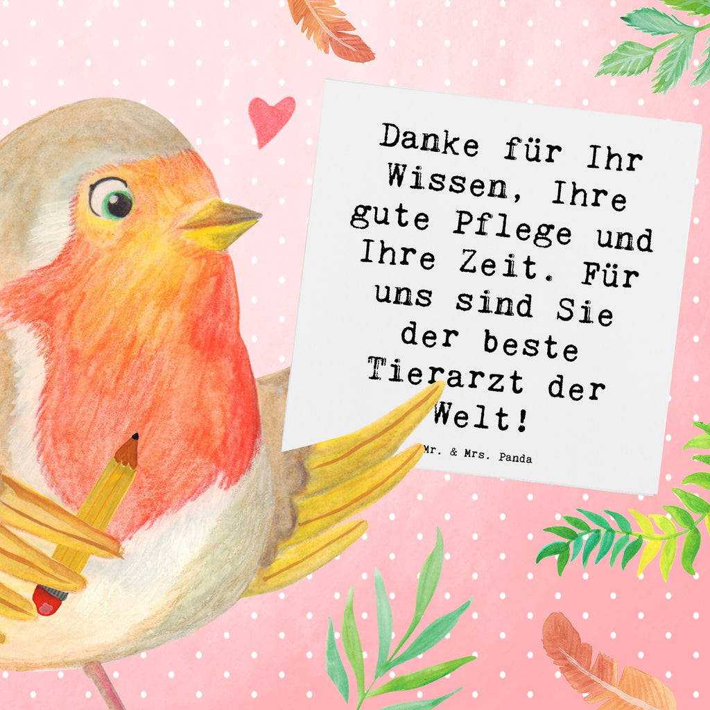 Deluxe Karte Danke für Ihr Wissen, Ihre gute Pflege und Ihre Zeit. Für uns sind Sie der beste Tierarzt der Welt! Karte, Grußkarte, Klappkarte, Einladungskarte, Glückwunschkarte, Hochzeitskarte, Geburtstagskarte, Hochwertige Grußkarte, Hochwertige Klappkarte