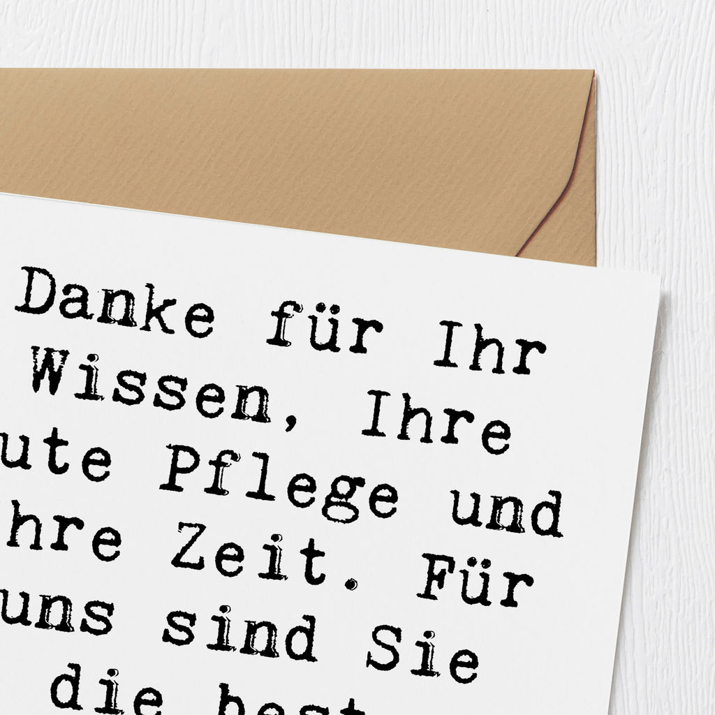 Deluxe Karte Danke für Ihr Wissen, Ihre gute Pflege und Ihre Zeit. Für uns sind Sie die beste Tierärztin der Welt! Karte, Grußkarte, Klappkarte, Einladungskarte, Glückwunschkarte, Hochzeitskarte, Geburtstagskarte, Hochwertige Grußkarte, Hochwertige Klappkarte