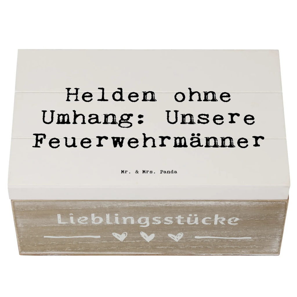 Holzkiste Helden ohne Umhang: Unsere Feuerwehrmänner Holzkiste, Kiste, Schatzkiste, Truhe, Schatulle, XXL, Erinnerungsbox, Erinnerungskiste, Dekokiste, Aufbewahrungsbox, Geschenkbox, Geschenkdose