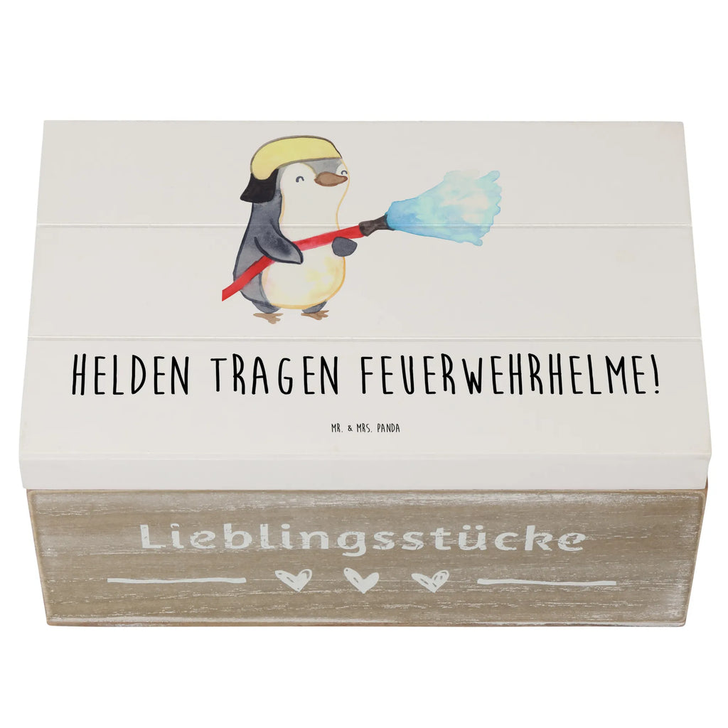 Holzkiste Feuerwehrmann Helden Holzkiste, Kiste, Schatzkiste, Truhe, Schatulle, XXL, Erinnerungsbox, Erinnerungskiste, Dekokiste, Aufbewahrungsbox, Geschenkbox, Geschenkdose