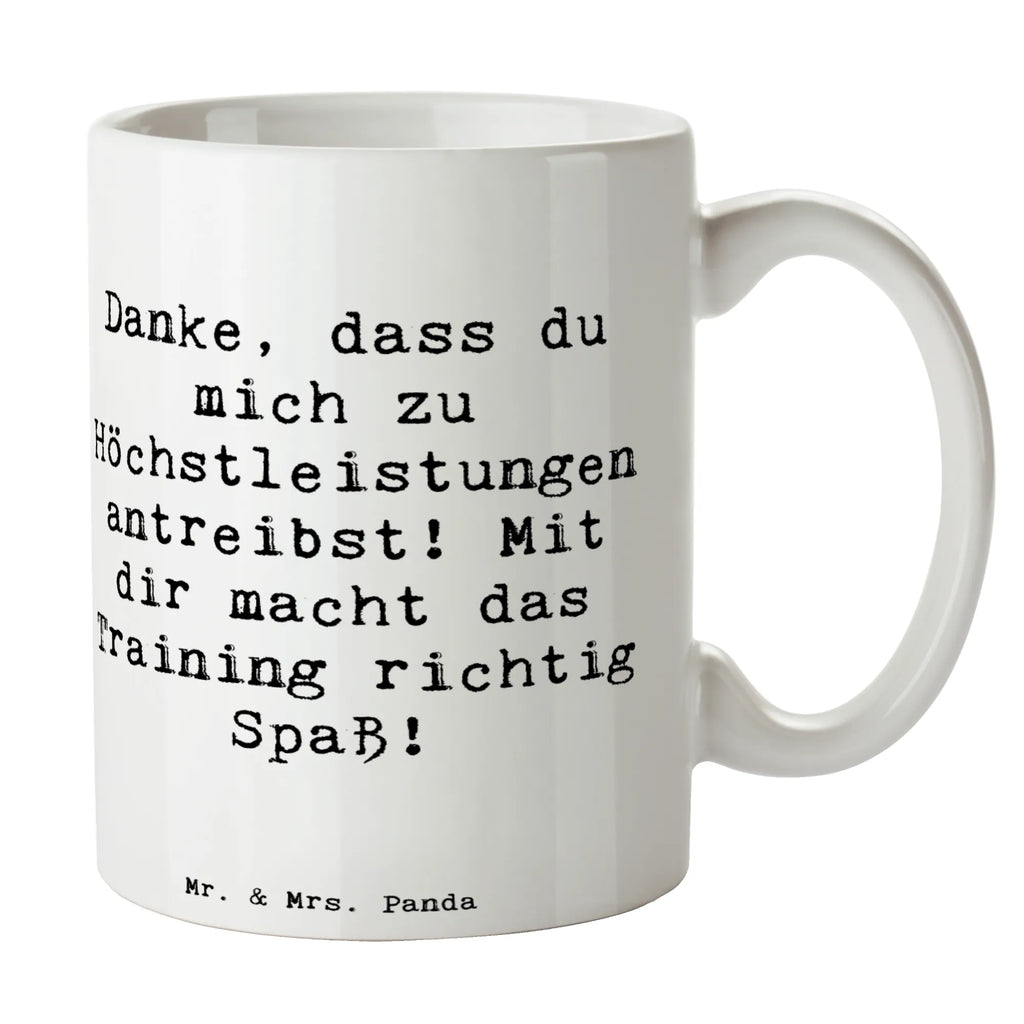 Tasse Spruch Motivierender Fitness-Trainer Tasse, Kaffeetasse, Teetasse, Becher, Kaffeebecher, Teebecher, Keramiktasse, Porzellantasse, Büro Tasse, Geschenk Tasse, Tasse Sprüche, Tasse Motive, Kaffeetassen, Tasse bedrucken, Designer Tasse, Cappuccino Tassen, Schöne Teetassen