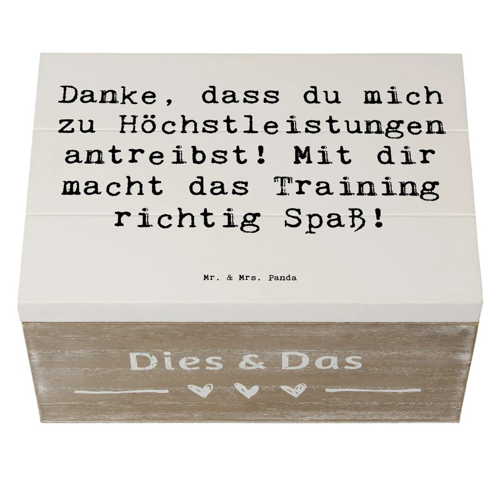 Holzkiste Danke, dass du mich zu Höchstleistungen antreibst! Mit dir macht das Training richtig Spaß! Holzkiste, Kiste, Schatzkiste, Truhe, Schatulle, XXL, Erinnerungsbox, Erinnerungskiste, Dekokiste, Aufbewahrungsbox, Geschenkbox, Geschenkdose