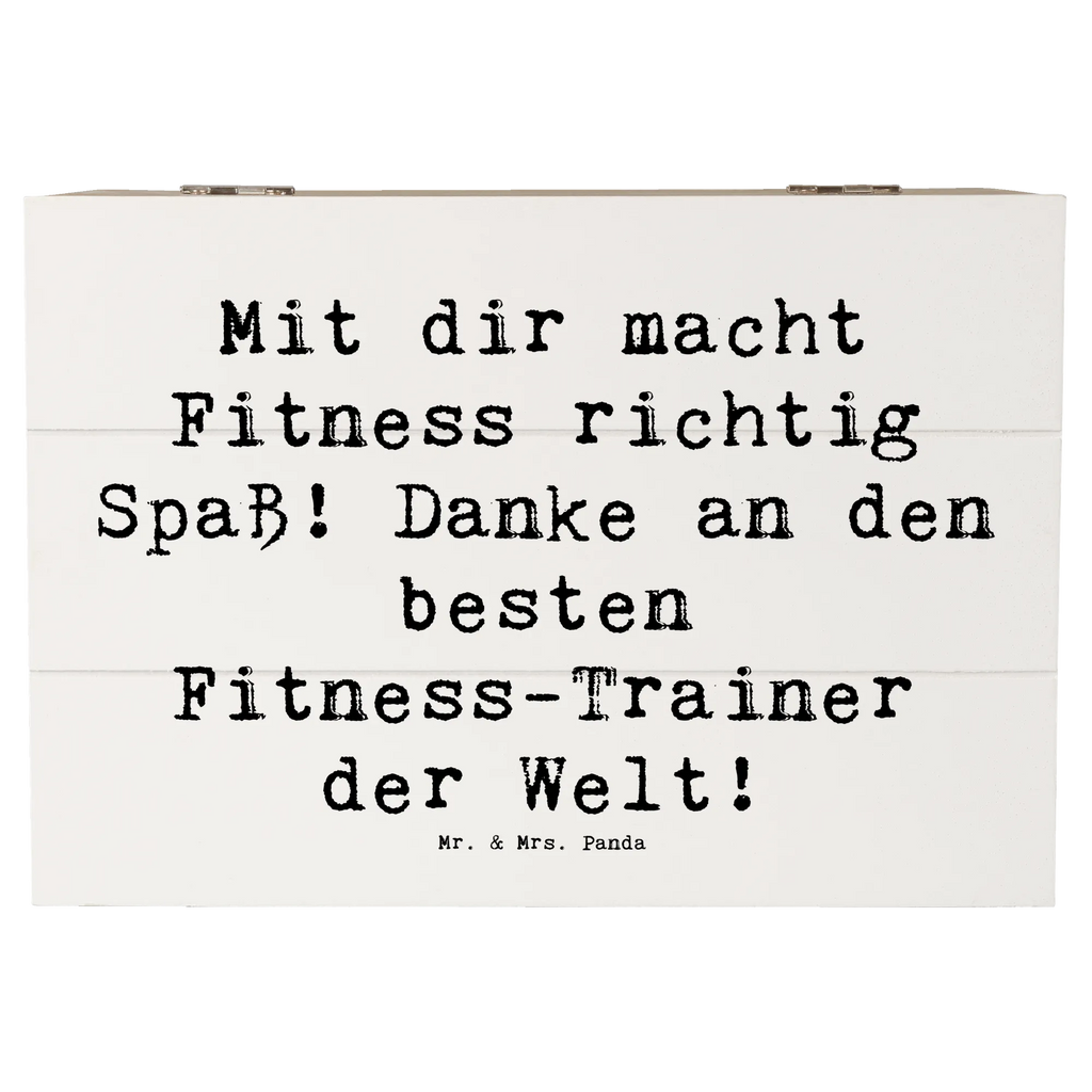 Holzkiste Mit dir macht Fitness richtig Spaß! Danke an den besten Fitness-Trainer der Welt! Holzkiste, Kiste, Schatzkiste, Truhe, Schatulle, XXL, Erinnerungsbox, Erinnerungskiste, Dekokiste, Aufbewahrungsbox, Geschenkbox, Geschenkdose