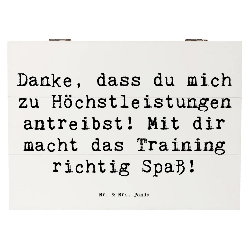 Holzkiste Danke, dass du mich zu Höchstleistungen antreibst! Mit dir macht das Training richtig Spaß! Holzkiste, Kiste, Schatzkiste, Truhe, Schatulle, XXL, Erinnerungsbox, Erinnerungskiste, Dekokiste, Aufbewahrungsbox, Geschenkbox, Geschenkdose