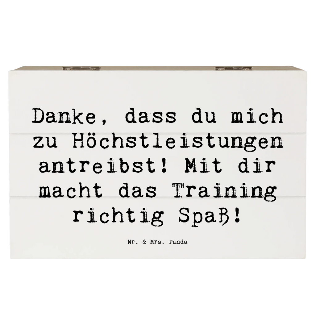 Holzkiste Danke, dass du mich zu Höchstleistungen antreibst! Mit dir macht das Training richtig Spaß! Holzkiste, Kiste, Schatzkiste, Truhe, Schatulle, XXL, Erinnerungsbox, Erinnerungskiste, Dekokiste, Aufbewahrungsbox, Geschenkbox, Geschenkdose