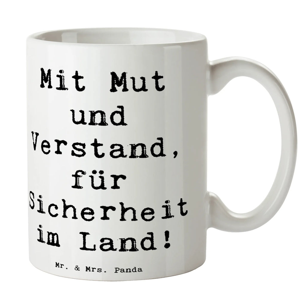 Tasse Spruch Polizist Mut Verstand Tasse, Kaffeetasse, Teetasse, Becher, Kaffeebecher, Teebecher, Keramiktasse, Porzellantasse, Büro Tasse, Geschenk Tasse, Tasse Sprüche, Tasse Motive, Kaffeetassen, Tasse bedrucken, Designer Tasse, Cappuccino Tassen, Schöne Teetassen