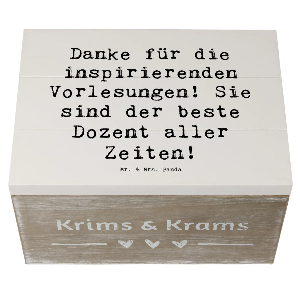 Holzkiste Danke für die inspirierenden Vorlesungen! Sie sind der beste Dozent aller Zeiten! Holzkiste, Kiste, Schatzkiste, Truhe, Schatulle, XXL, Erinnerungsbox, Erinnerungskiste, Dekokiste, Aufbewahrungsbox, Geschenkbox, Geschenkdose