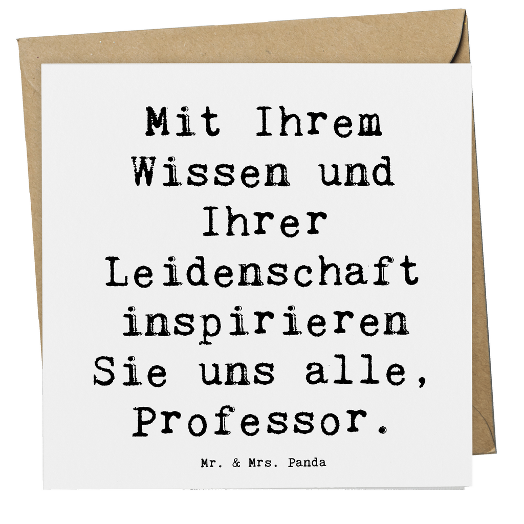 Deluxe Karte Mit Ihrem Wissen und Ihrer Leidenschaft inspirieren Sie uns alle, Professor. Karte, Grußkarte, Klappkarte, Einladungskarte, Glückwunschkarte, Hochzeitskarte, Geburtstagskarte, Hochwertige Grußkarte, Hochwertige Klappkarte