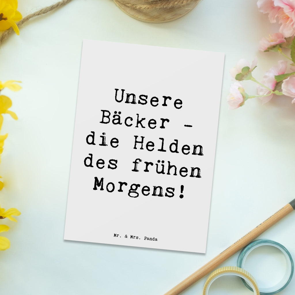 Postkarte Spruch Bäcker Helden Postkarte, Karte, Geschenkkarte, Grußkarte, Einladung, Ansichtskarte, Geburtstagskarte, Einladungskarte, Dankeskarte, Ansichtskarten, Einladung Geburtstag, Einladungskarten Geburtstag