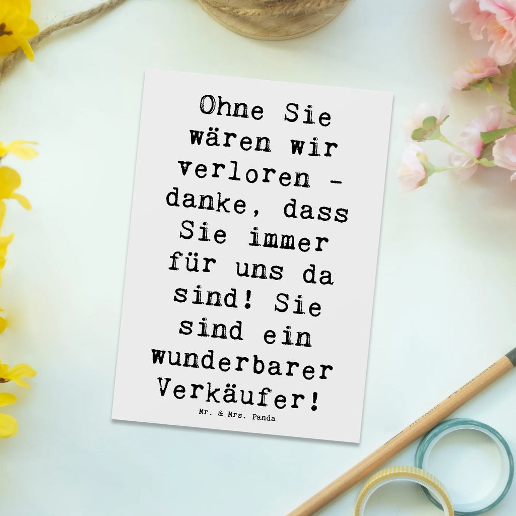 Postkarte Spruch Wunderbarer Verkäufer Postkarte, Karte, Geschenkkarte, Grußkarte, Einladung, Ansichtskarte, Geburtstagskarte, Einladungskarte, Dankeskarte, Ansichtskarten, Einladung Geburtstag, Einladungskarten Geburtstag