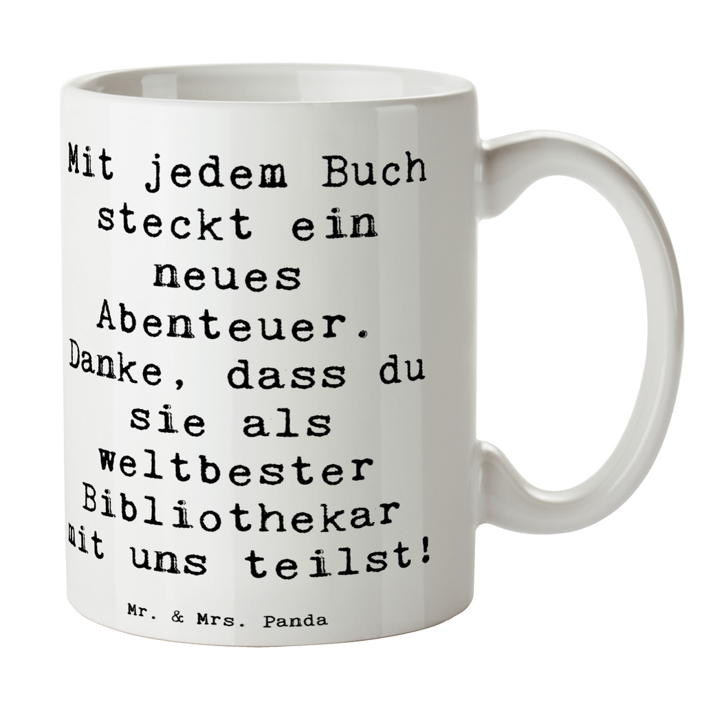 Tasse Spruch Bibliothekar Abenteuer Tasse, Kaffeetasse, Teetasse, Becher, Kaffeebecher, Teebecher, Keramiktasse, Porzellantasse, Büro Tasse, Geschenk Tasse, Tasse Sprüche, Tasse Motive, Kaffeetassen, Tasse bedrucken, Designer Tasse, Cappuccino Tassen, Schöne Teetassen