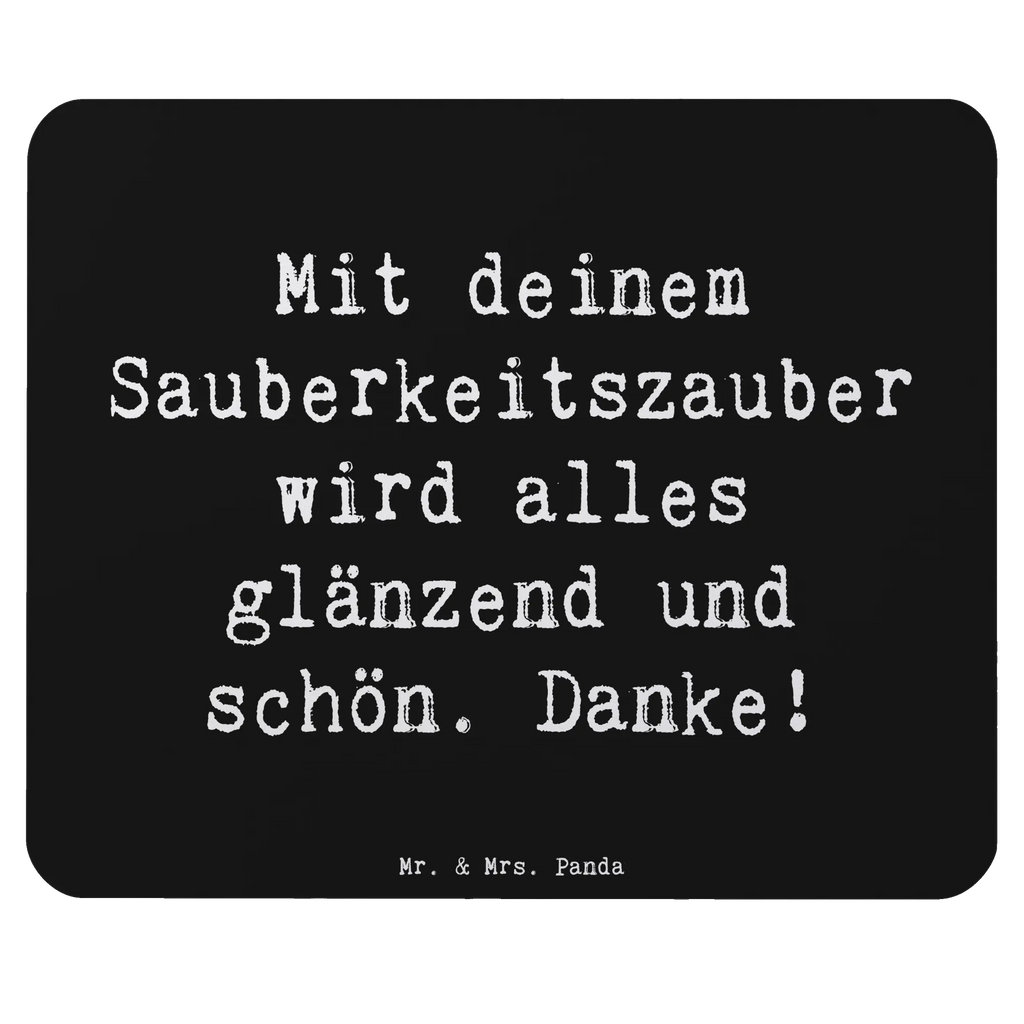 Mauspad Spruch Reinigungskraft Zauber Mousepad, Computer zubehör, Büroausstattung, PC Zubehör, Arbeitszimmer, Mauspad, Einzigartiges Mauspad, Designer Mauspad, Mausunterlage, Mauspad Büro