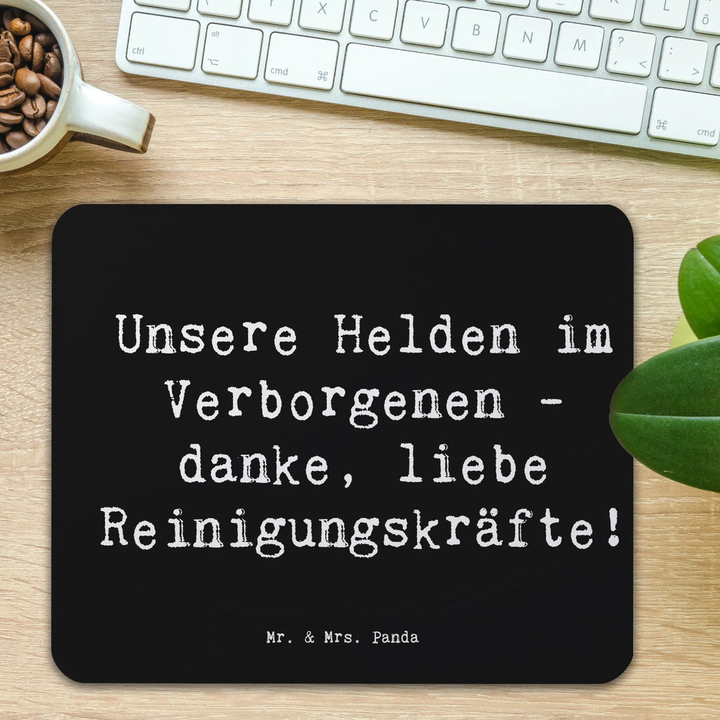 Mauspad Spruch Reinigungskraft Helden Mousepad, Computer zubehör, Büroausstattung, PC Zubehör, Arbeitszimmer, Mauspad, Einzigartiges Mauspad, Designer Mauspad, Mausunterlage, Mauspad Büro