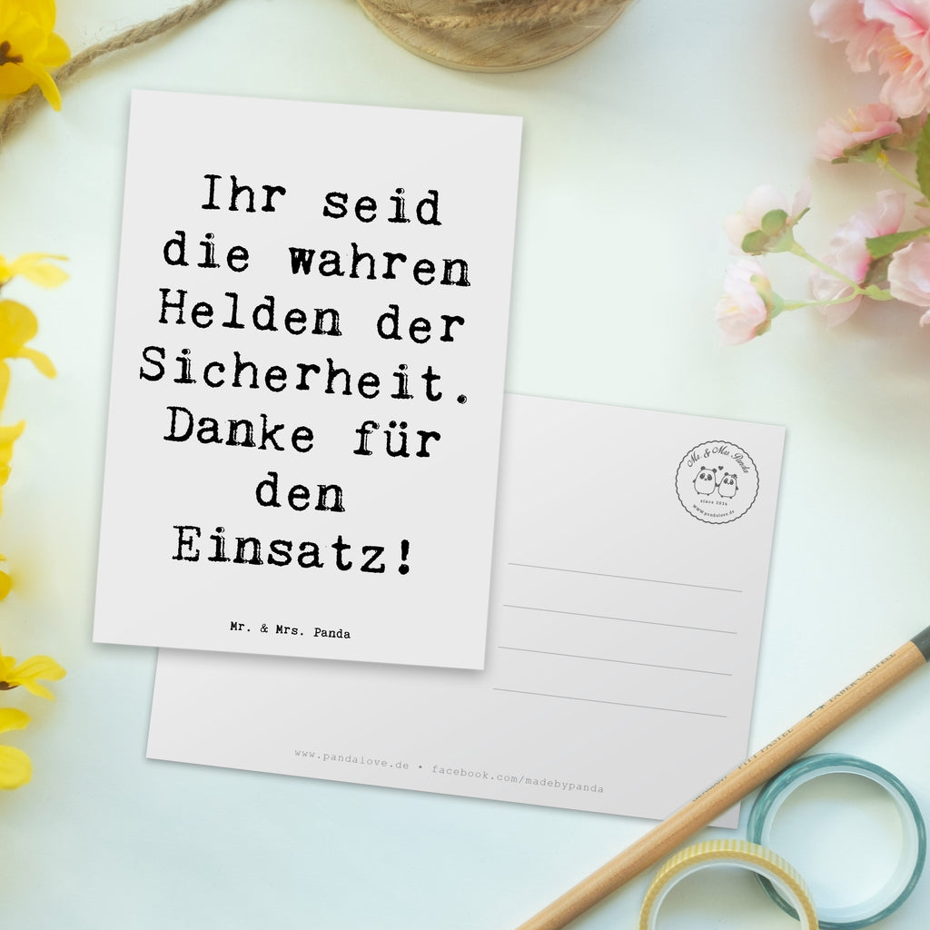 Postkarte Spruch Sicherheitsdienst Helden Postkarte, Karte, Geschenkkarte, Grußkarte, Einladung, Ansichtskarte, Geburtstagskarte, Einladungskarte, Dankeskarte, Ansichtskarten, Einladung Geburtstag, Einladungskarten Geburtstag