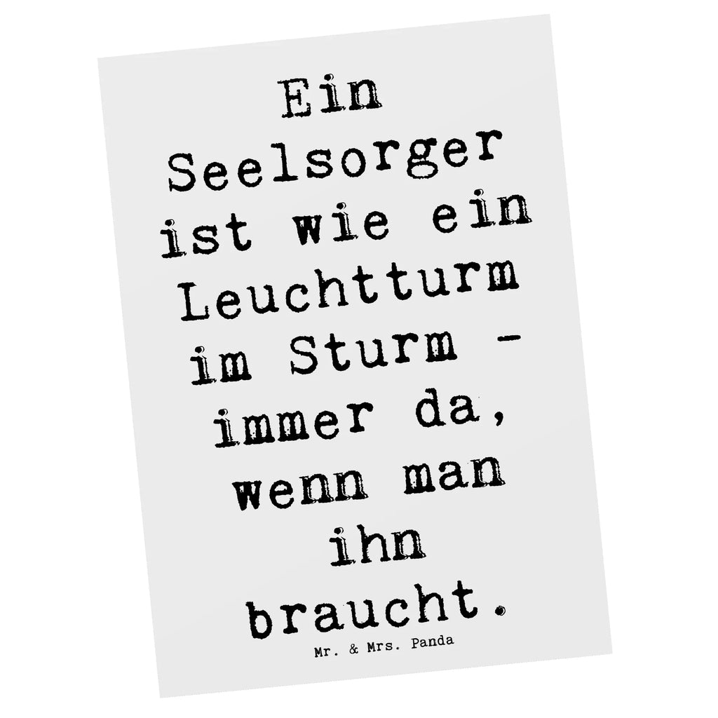 Postkarte Ein Seelsorger ist wie ein Leuchtturm im Sturm - immer da, wenn man ihn braucht. Postkarte, Karte, Geschenkkarte, Grußkarte, Einladung, Ansichtskarte, Geburtstagskarte, Einladungskarte, Dankeskarte, Ansichtskarten, Einladung Geburtstag, Einladungskarten Geburtstag