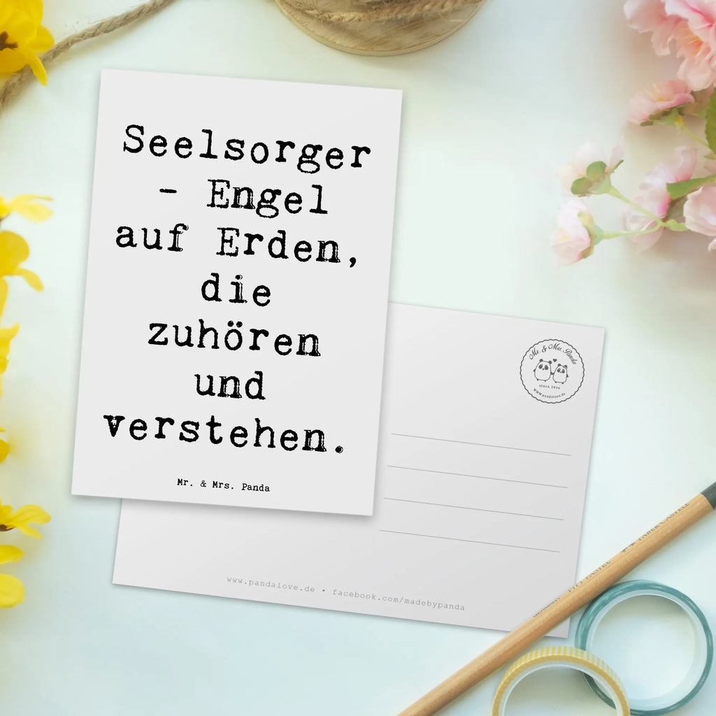 Postkarte Seelsorger - Engel auf Erden, die zuhören und verstehen. Postkarte, Karte, Geschenkkarte, Grußkarte, Einladung, Ansichtskarte, Geburtstagskarte, Einladungskarte, Dankeskarte, Ansichtskarten, Einladung Geburtstag, Einladungskarten Geburtstag